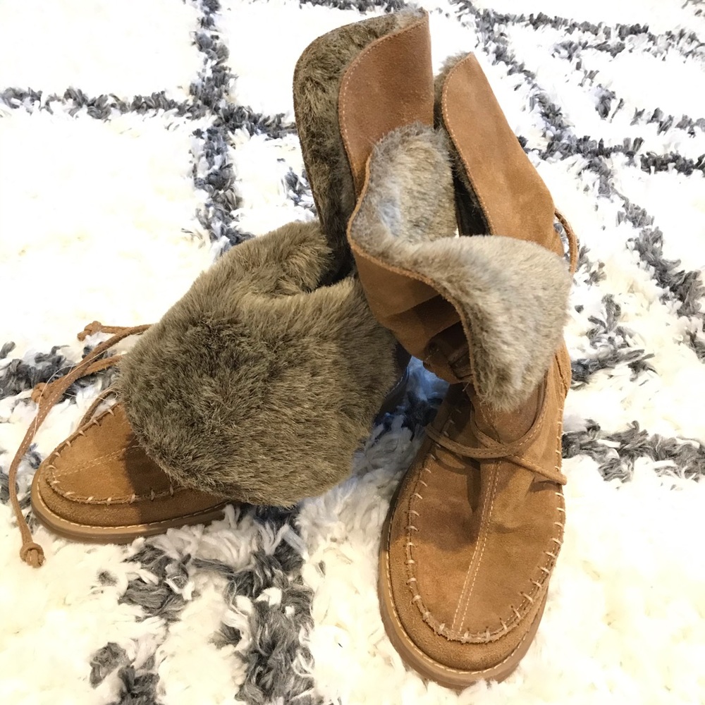 Furry Jack Rogers Suede Boots